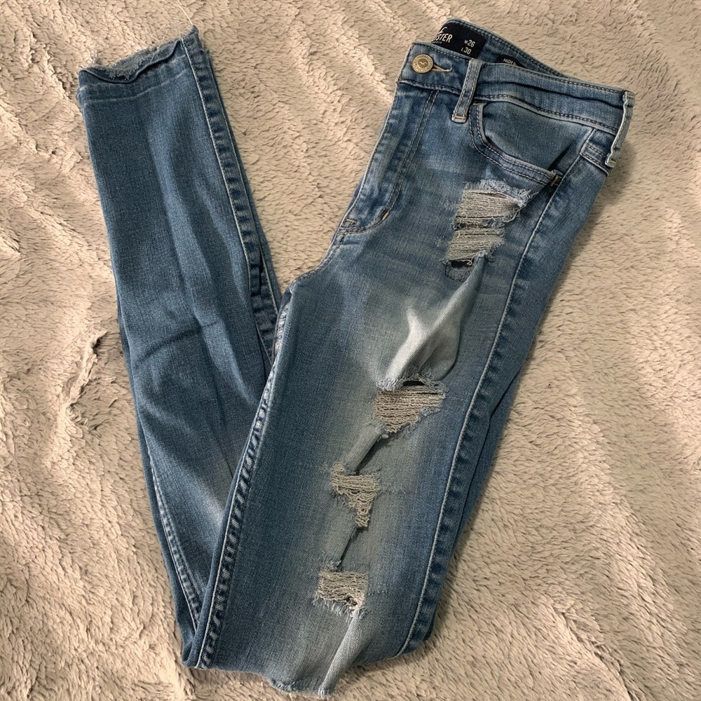 Hollister high rise super skinny jeans size 3R